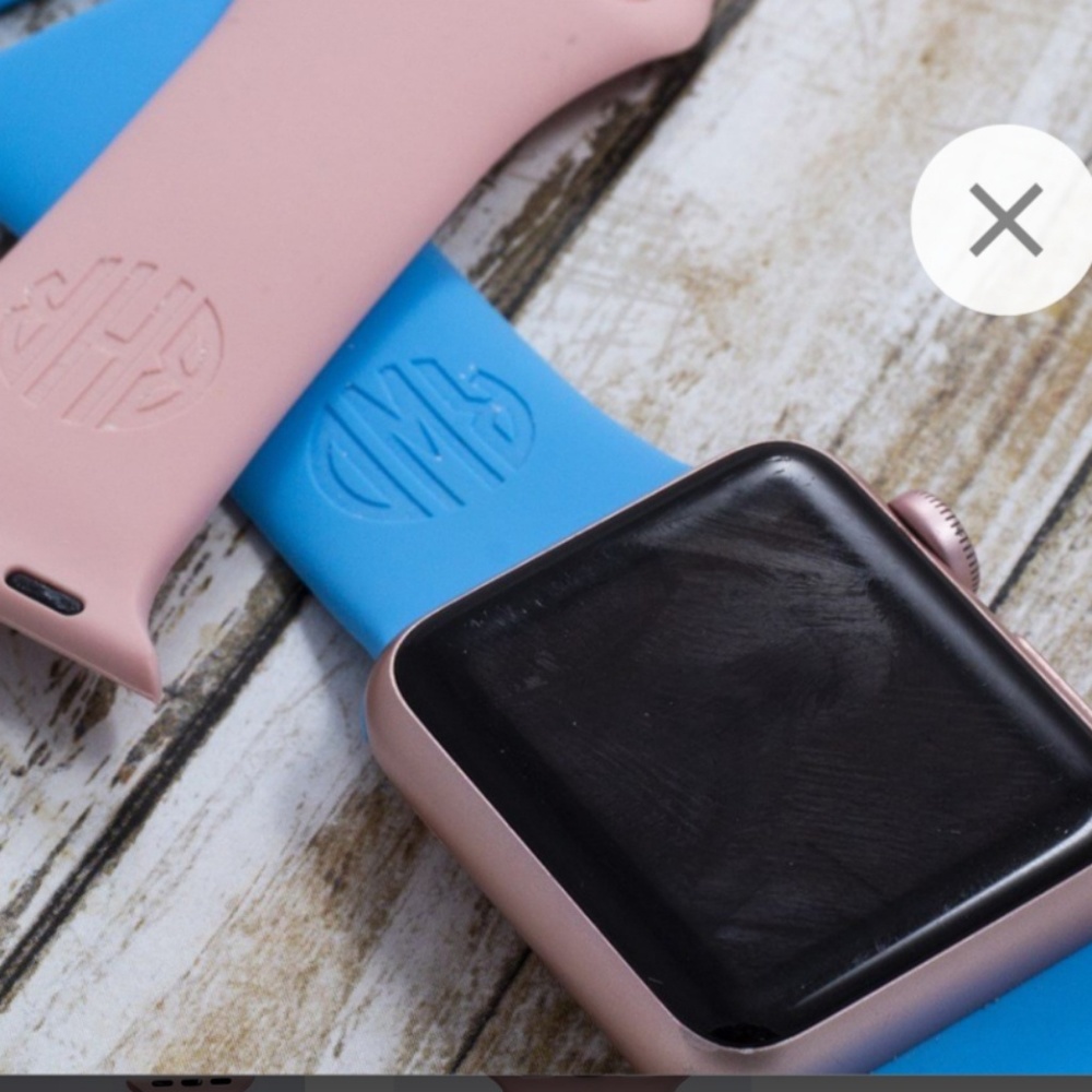 New Custom Monogram Apple Watch Band